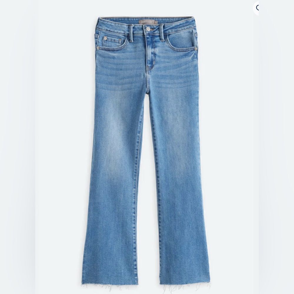 NWT SZ 14 Stitch Fix *JUST USA* Salma Stretchy Cropped Flare Jean